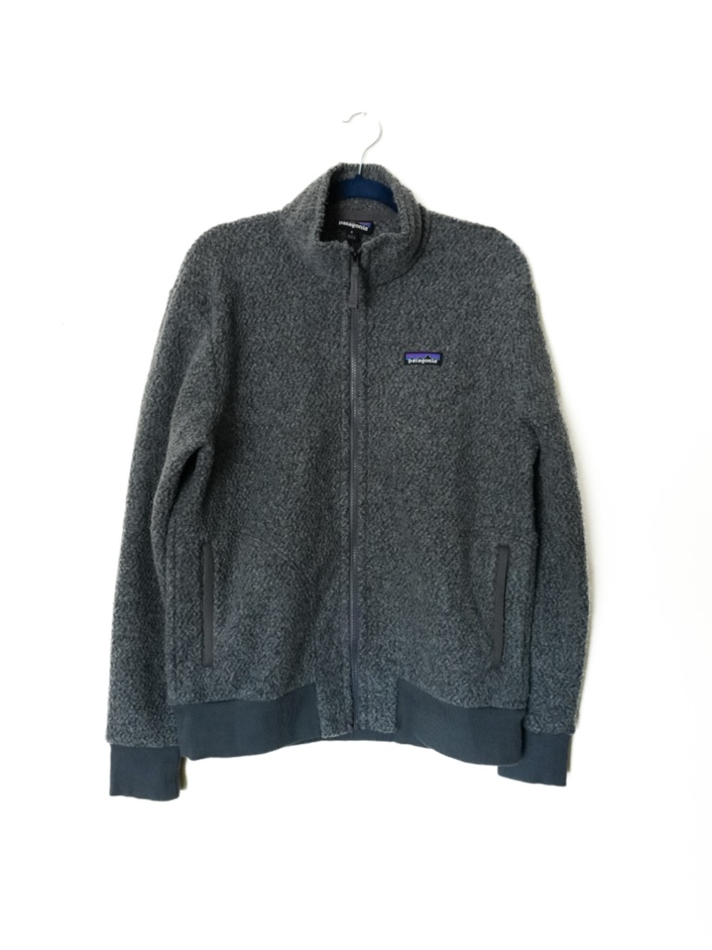 Patagonia Woolyester Fleece Full Zip Jacket Forge Grey